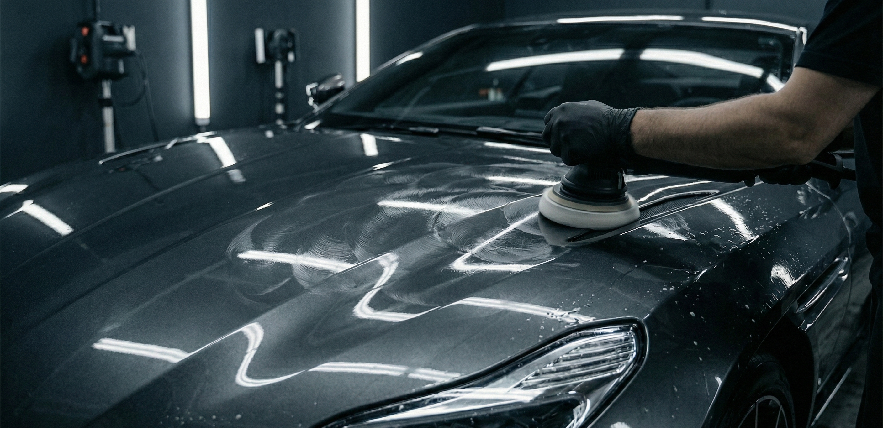 KOREKTA LAKIERU - usługa detailingu Garaż Dobroń Pabianice